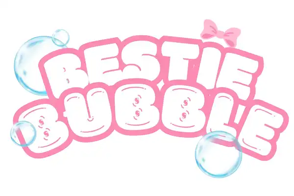 Bestie Bubble event poster met BLIZZ girlband en Kayleigh Boom